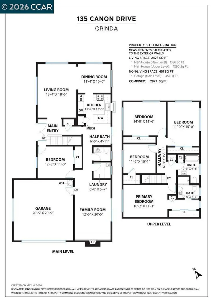 135 Canon Drive Orinda CA 94563