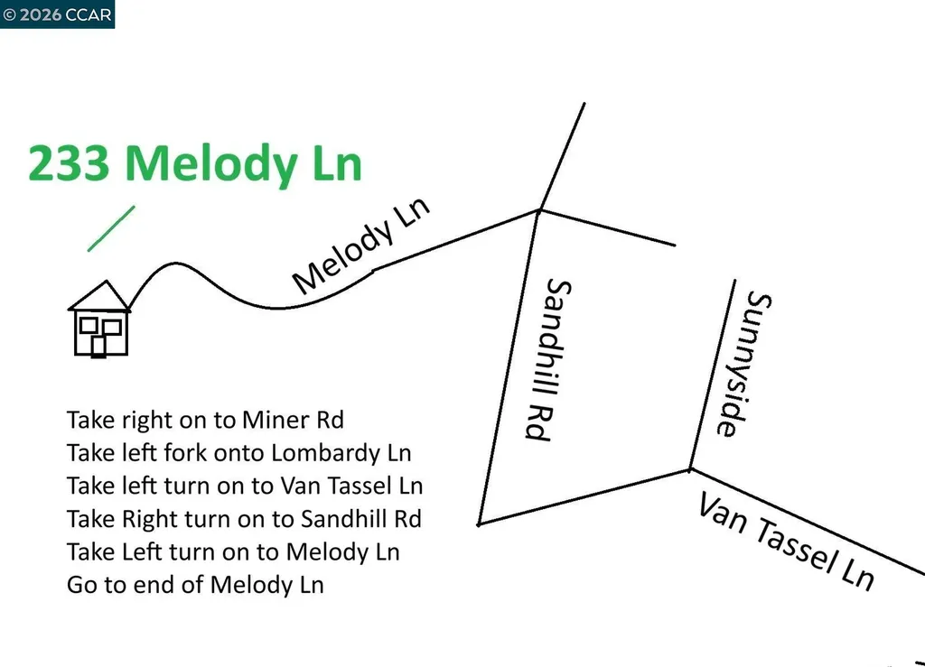 233 Melody Lane Orinda CA 94563
