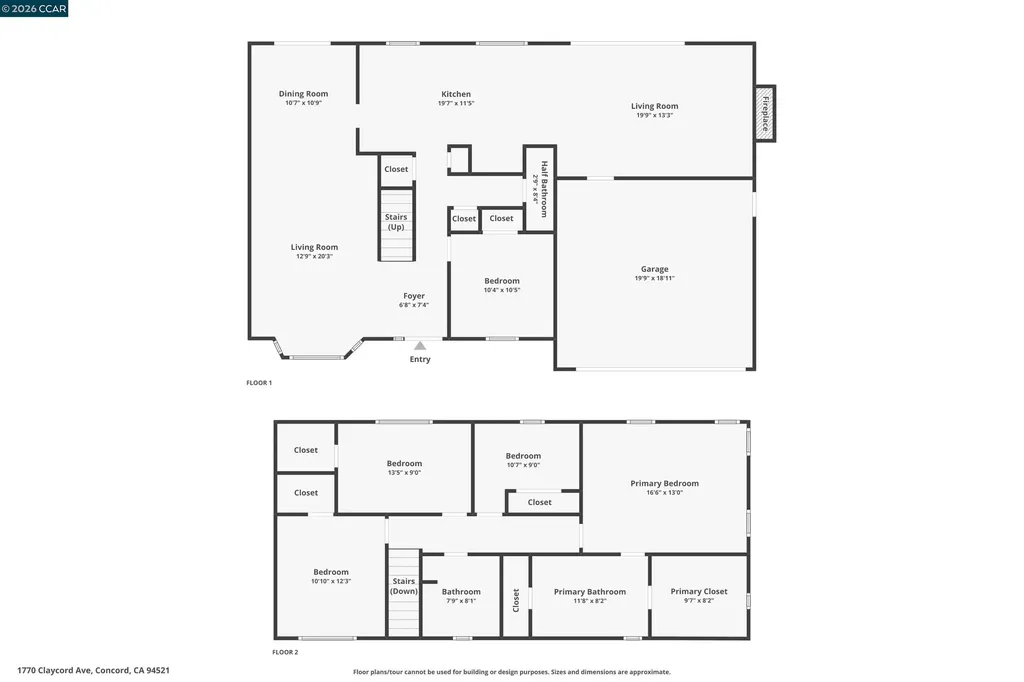 1770 Claycord Avenue Concord CA 94521