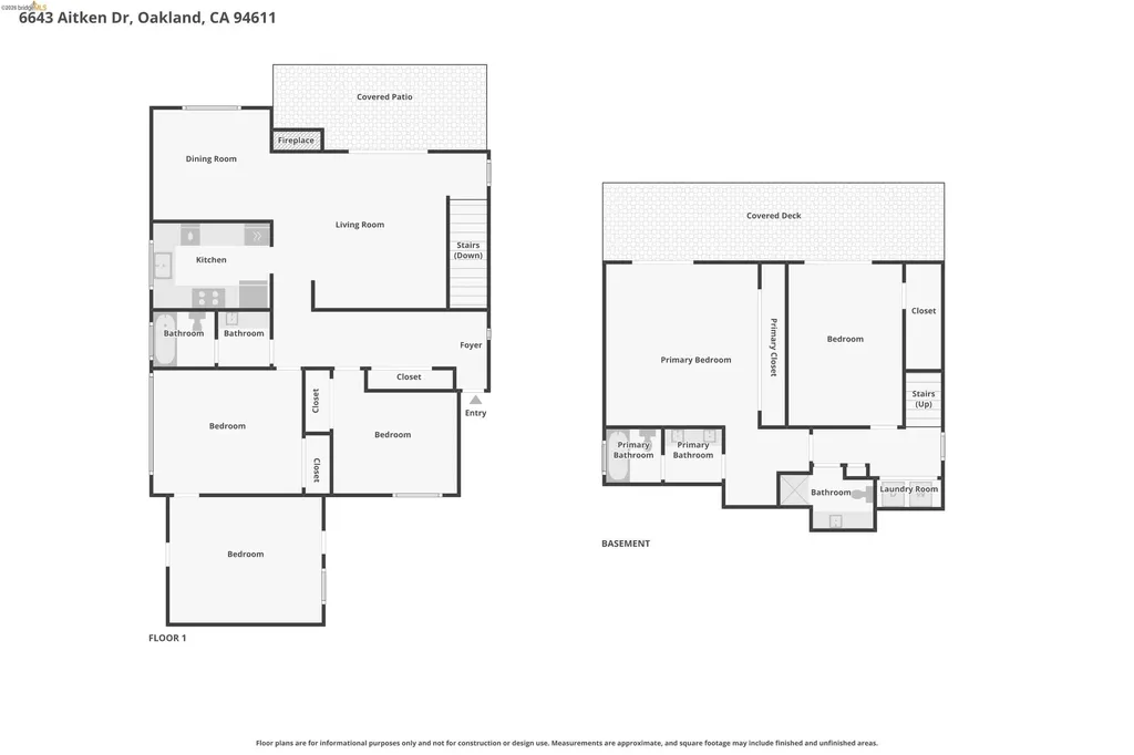 6643 Aitken Drive Oakland CA 94611