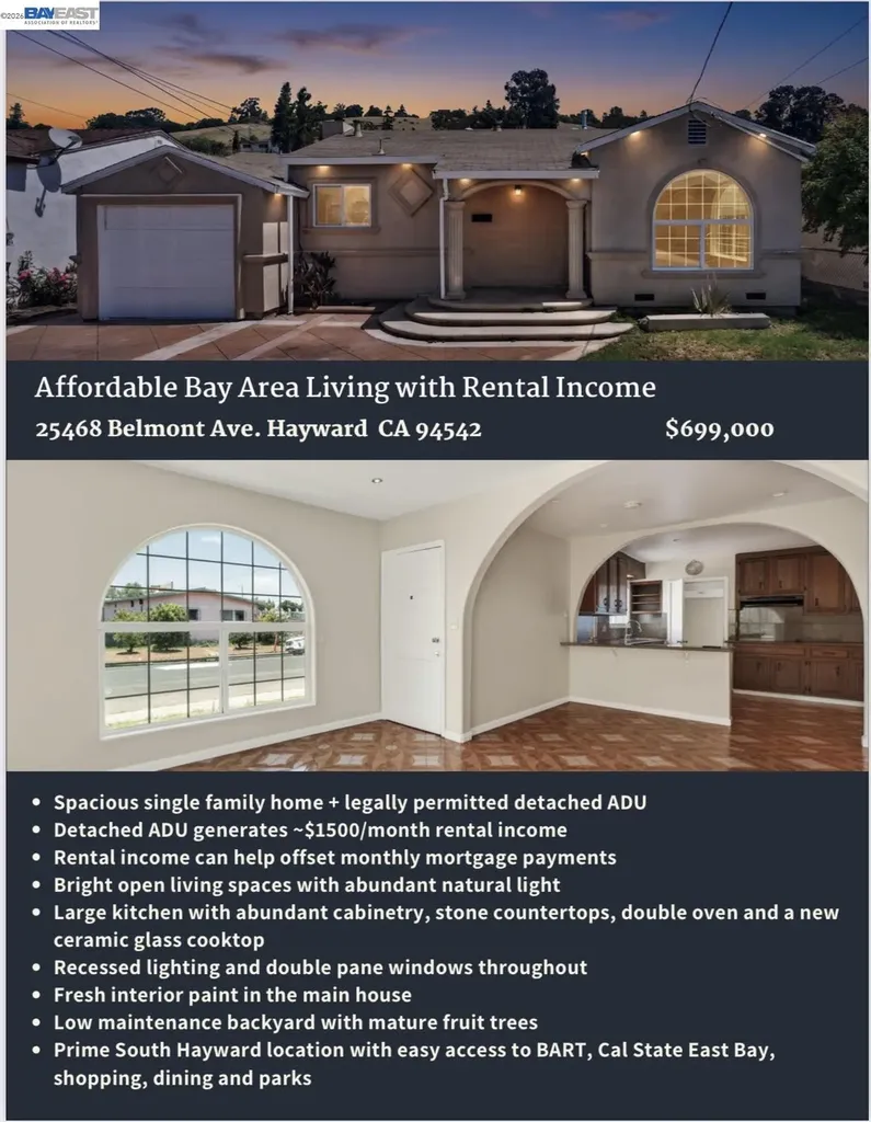 25468 Belmont Avenue Hayward CA 94542