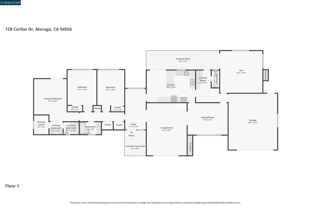 128 Corliss Drive Moraga CA 94556