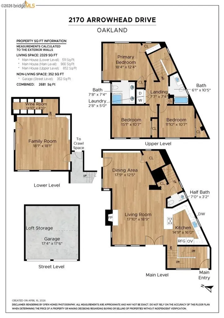 2170 Arrowhead Drive Oakland CA 94611
