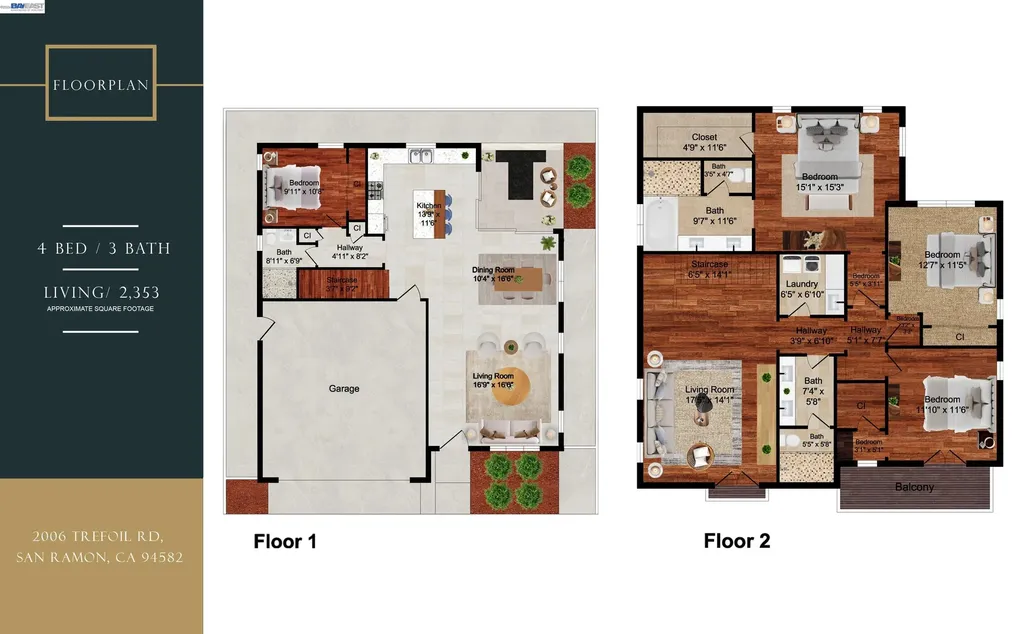 2006 Trefoil Road San Ramon CA 94582