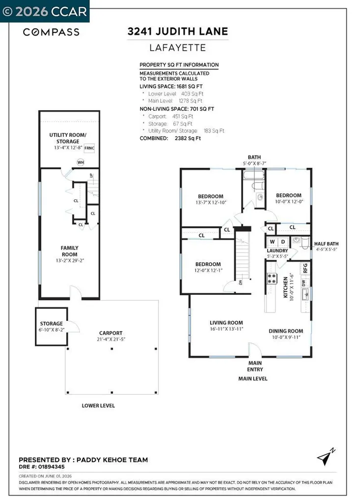 3241 Judith Lane Lafayette CA 94549