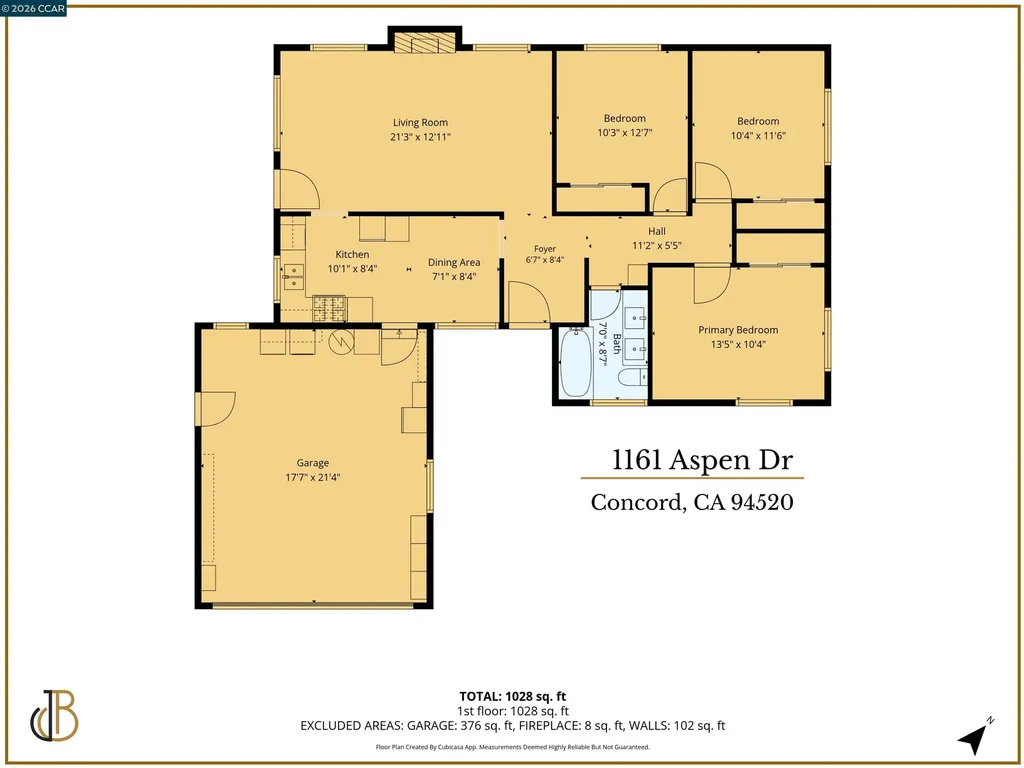 1161 Aspen Drive Concord CA 94520