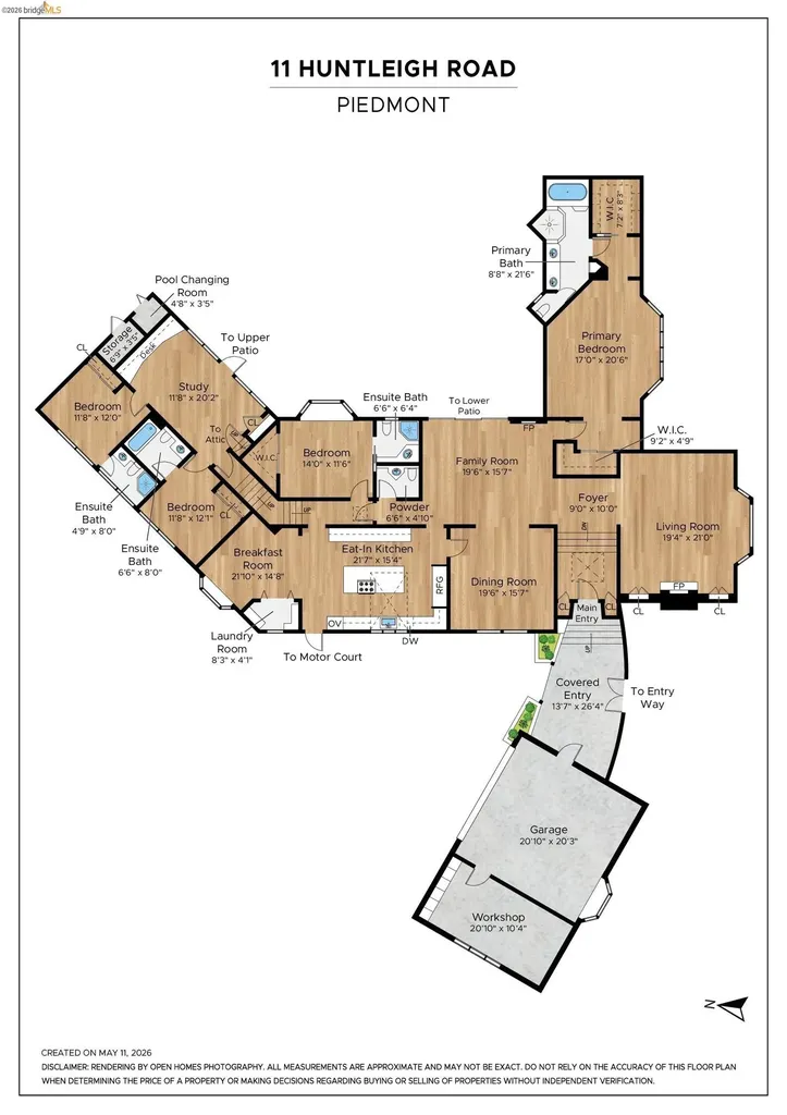 11 Huntleigh Road Piedmont CA 94611