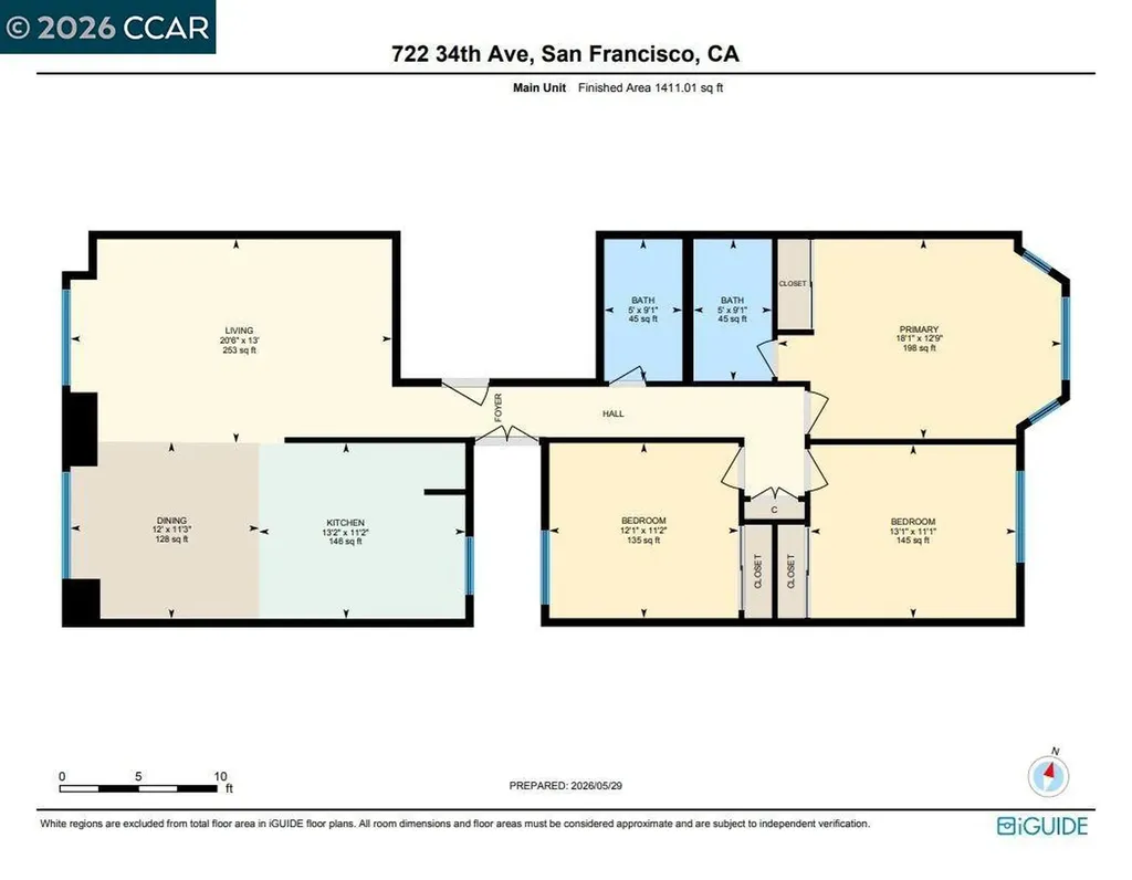 722 34th Avenue San Francisco CA 94121
