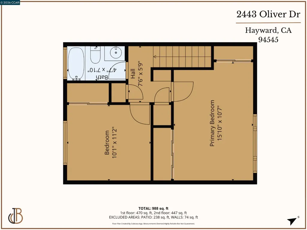 2443 Oliver Drive Hayward CA 94545