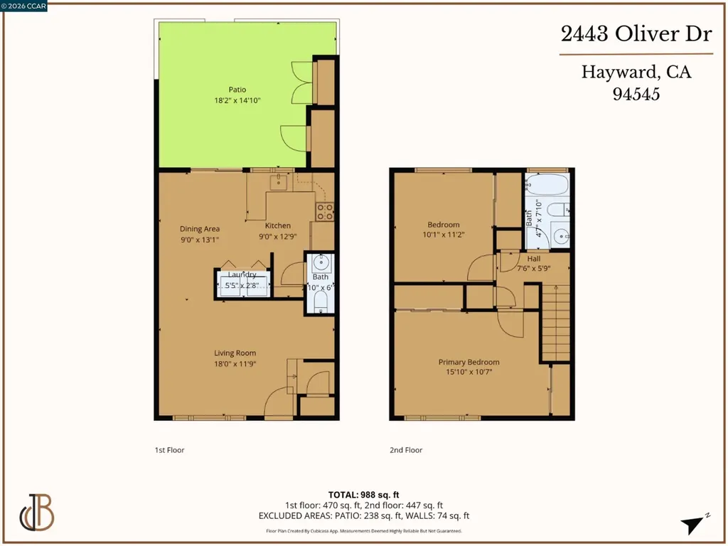 2443 Oliver Drive Hayward CA 94545