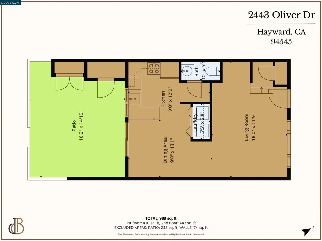 2443 Oliver Drive Hayward CA 94545