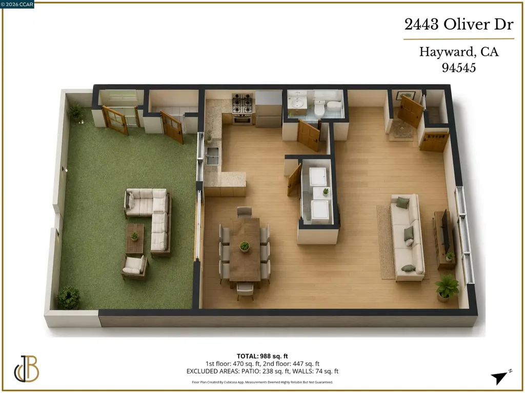 2443 Oliver Drive Hayward CA 94545
