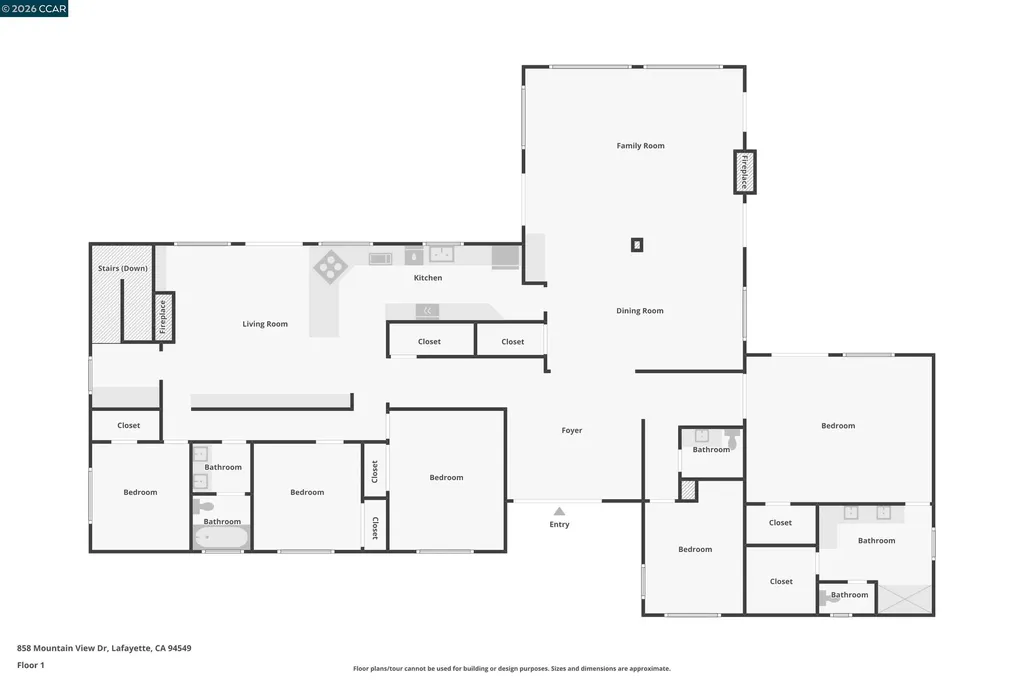 858 Mountain View Drive Lafayette CA 94549