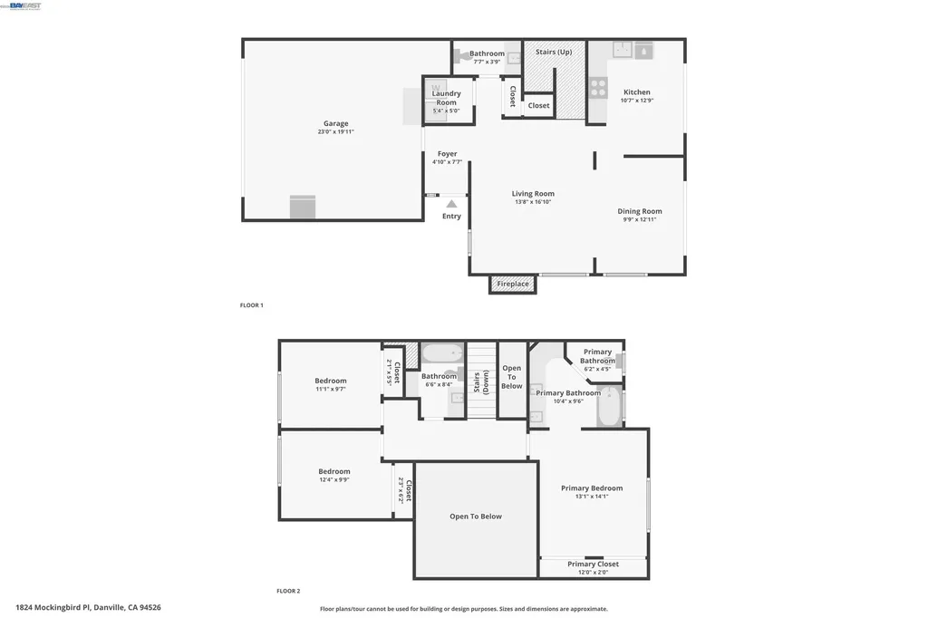 1824 Mockingbird Place Danville CA 94526