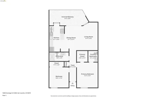 16363 Saratoga Street San Leandro CA 94578