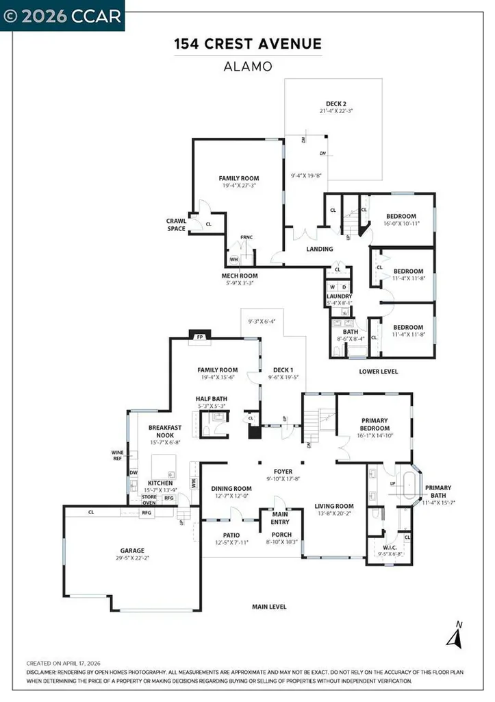 154 Crest Avenue Alamo CA 94507