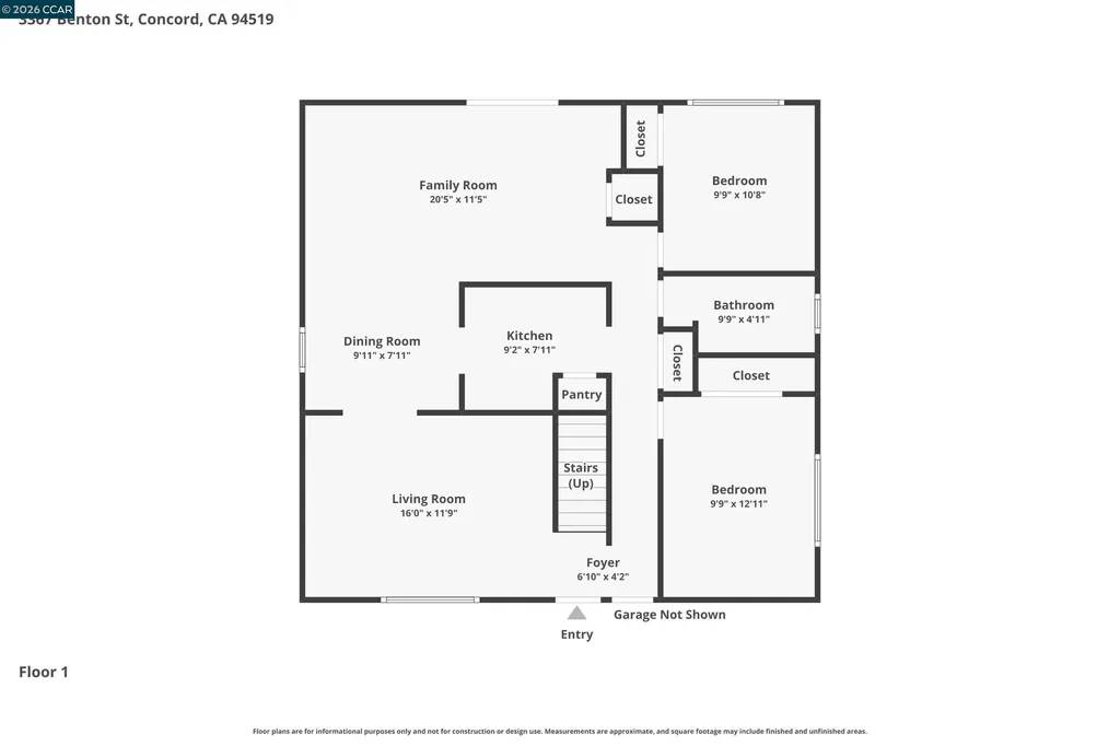 3367 Benton Street Concord CA 94519