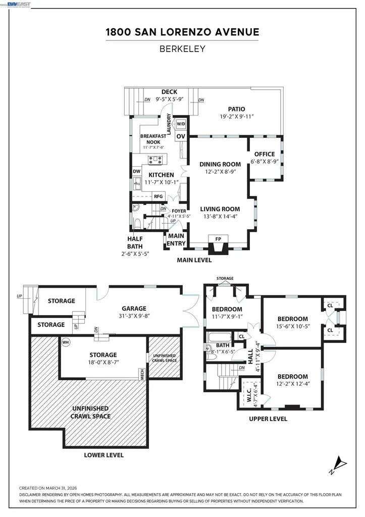 1800 San Lorenzo Avenue Berkeley CA 94707
