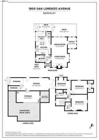 1800 San Lorenzo Avenue Berkeley CA 94707