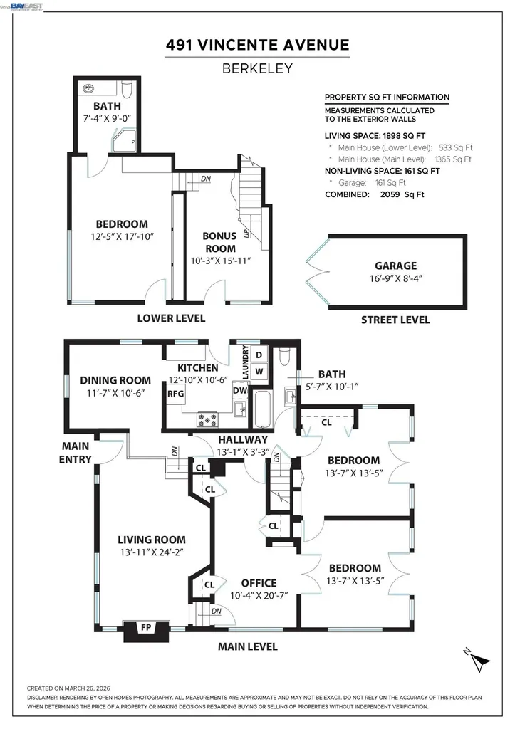 491 Vincente Avenue Berkeley CA 94707