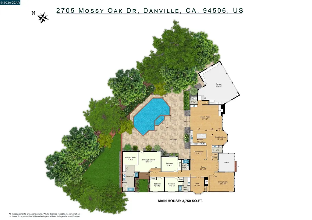 2705 Mossy Oak Drive Danville CA 94506