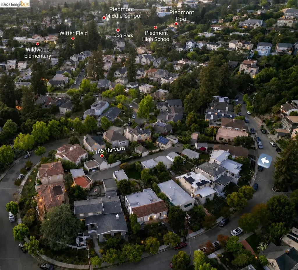 1165 Harvard Road Piedmont CA 94610