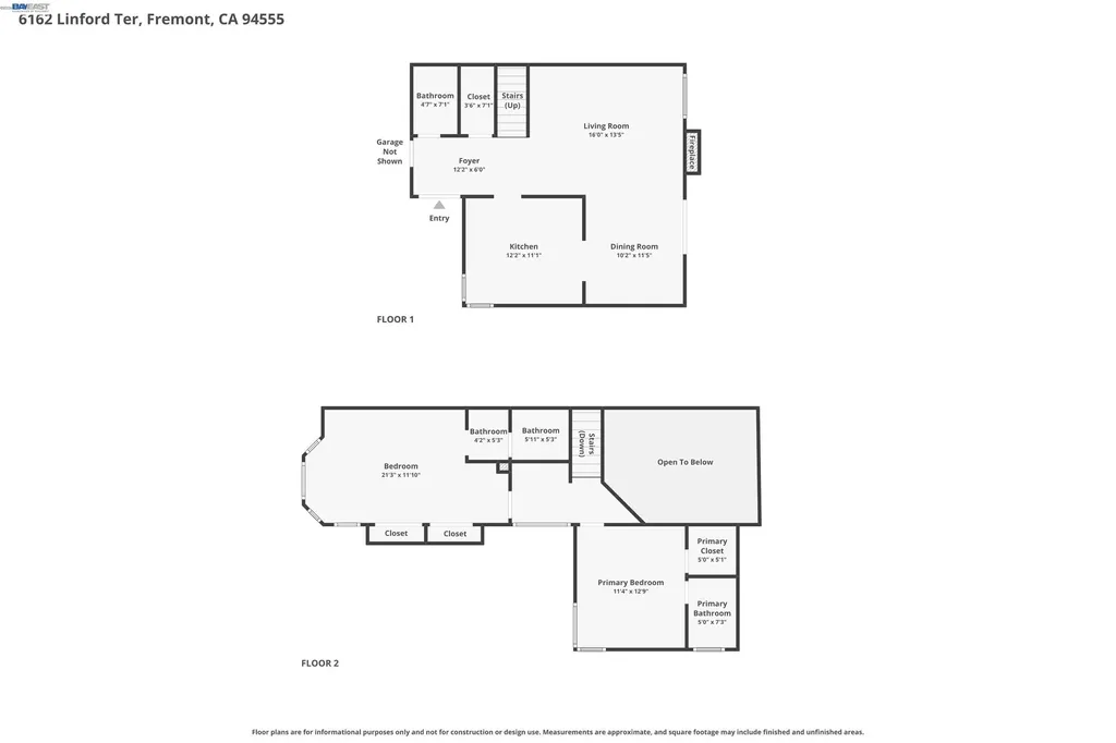 6162 Linford Terrace Fremont CA 94555