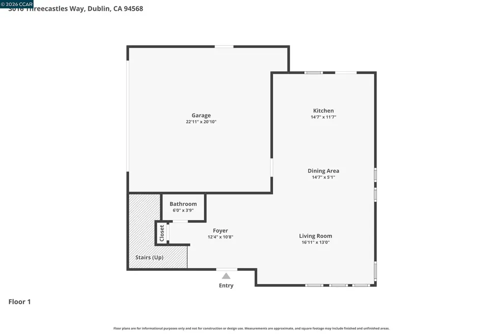 3016 Threecastles Way Dublin CA 94568