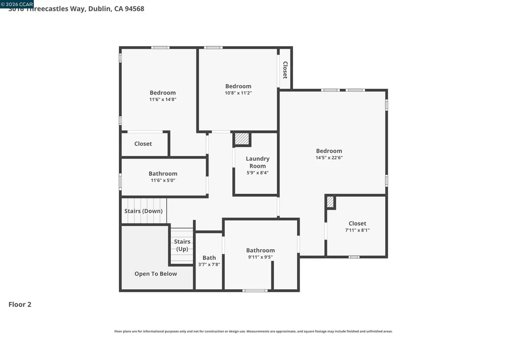 3016 Threecastles Way Dublin CA 94568