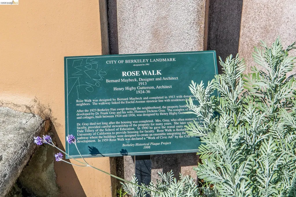 2501 Rose Walk Berkeley CA 94708