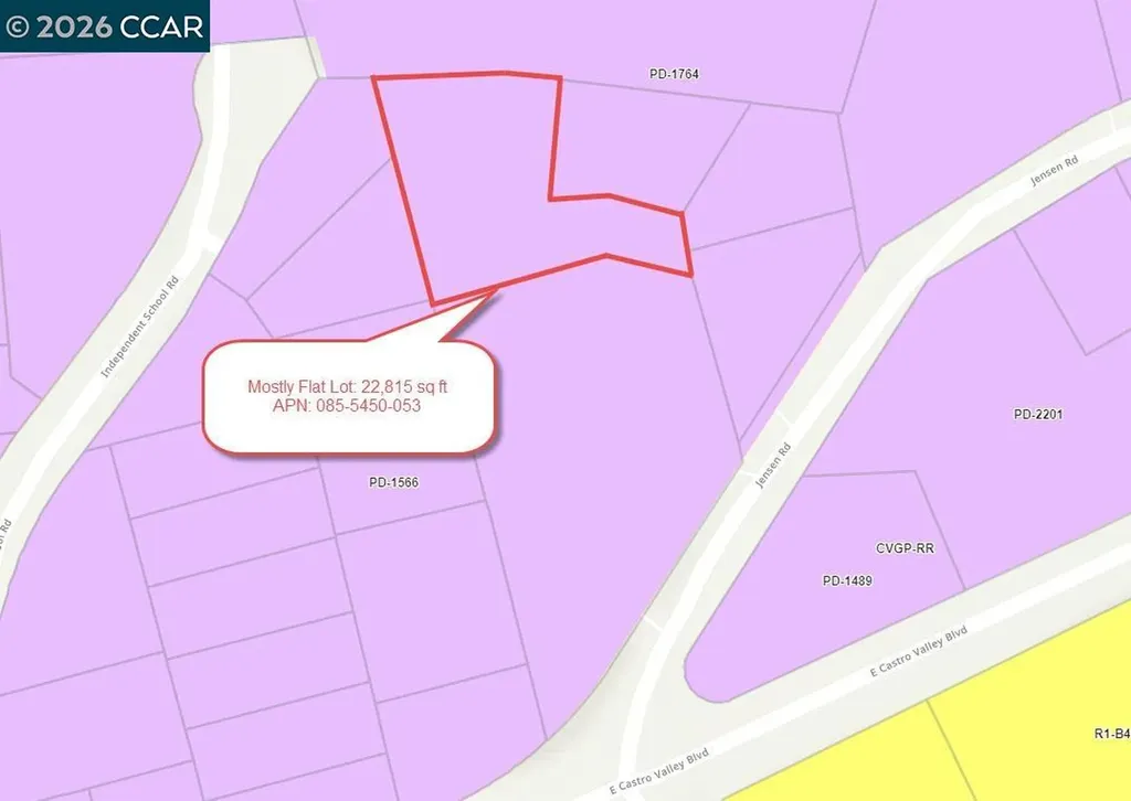 00 Jensen Road Lot #4 Castro Valley CA 94552