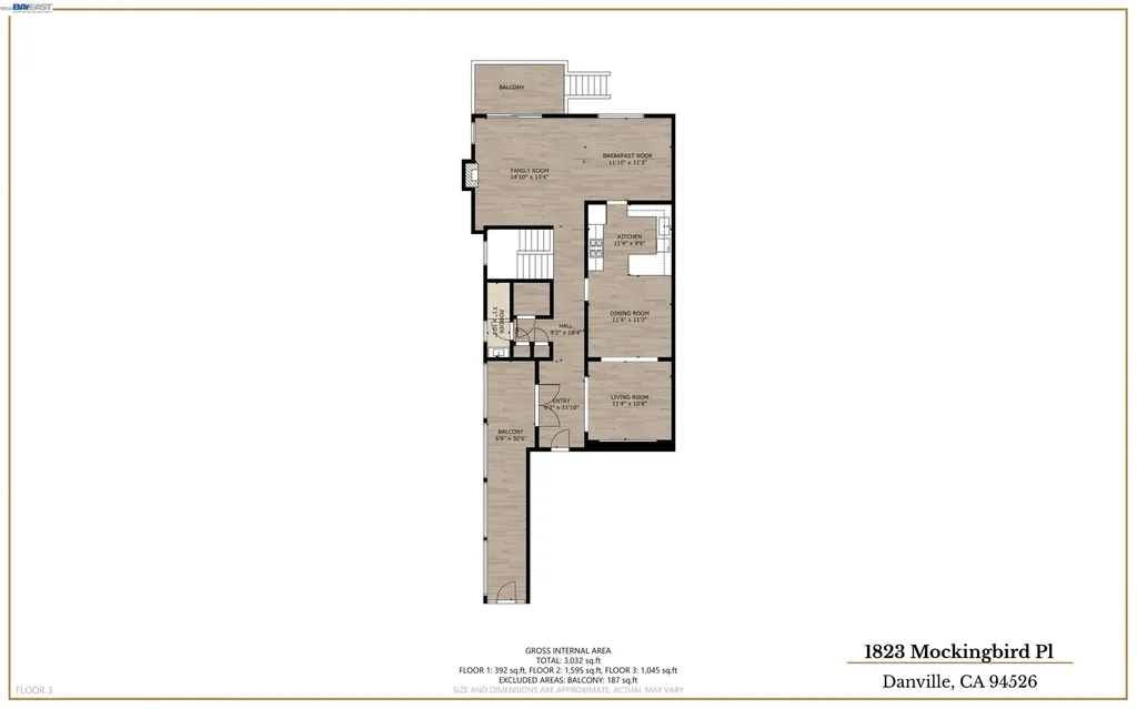 1823 Mockingbird Place Danville CA 94526