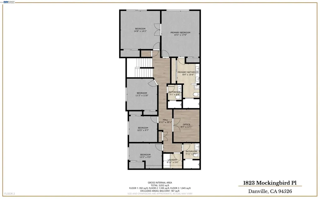 1823 Mockingbird Place Danville CA 94526