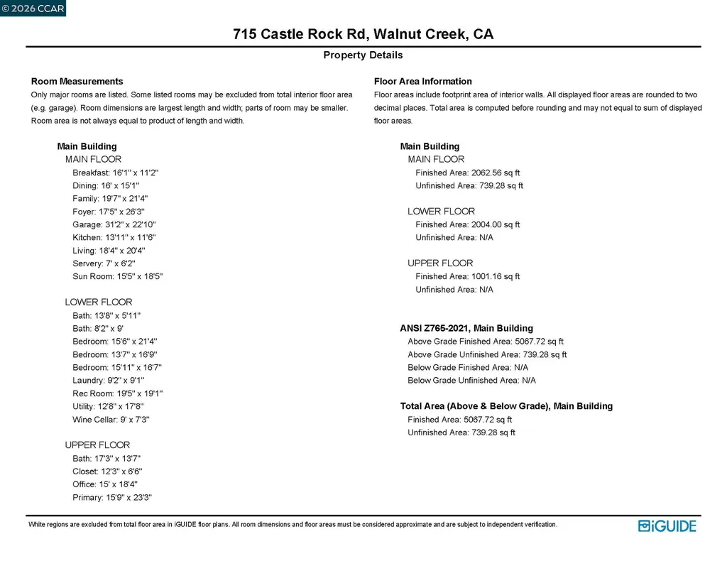 715 Castle Rock Road Walnut Creek CA 94598