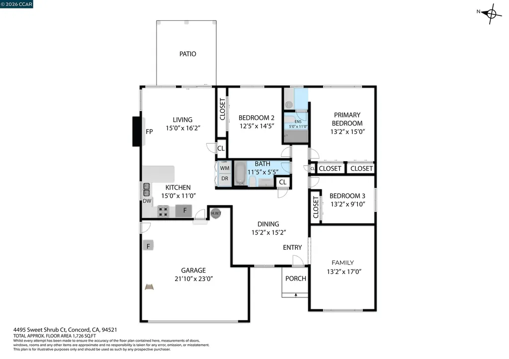 4495 Sweet Shrub Court Concord CA 94521
