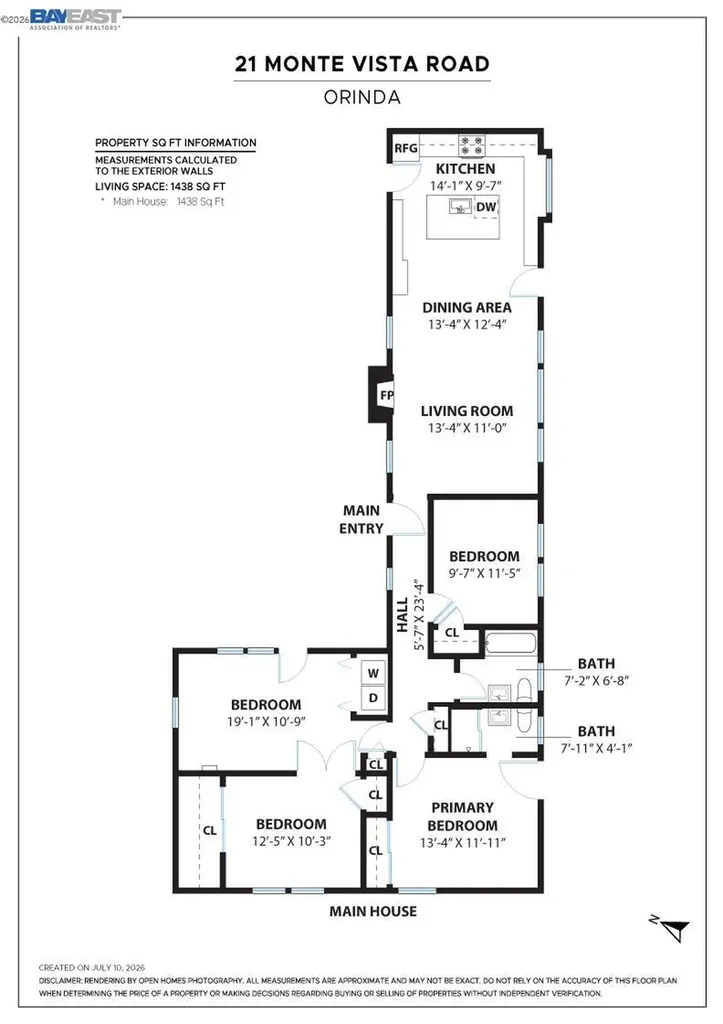 21 Monte Vista Road Orinda CA 94563
