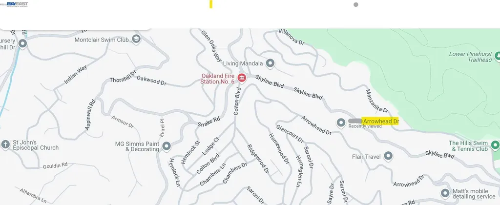 0 Arrowhead Drive Oakland CA 94611