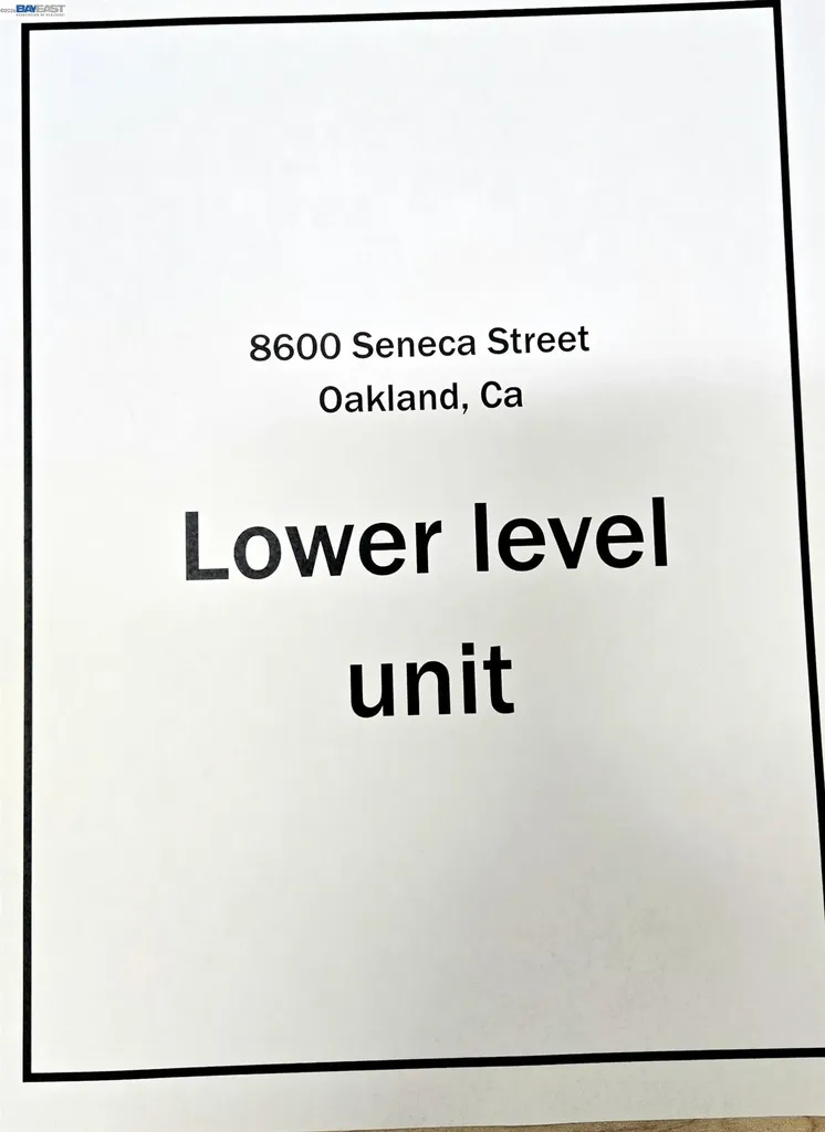 8600 Seneca Street Oakland CA 94605