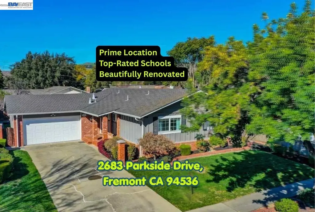 2683 Parkside Drive Fremont CA 94536
