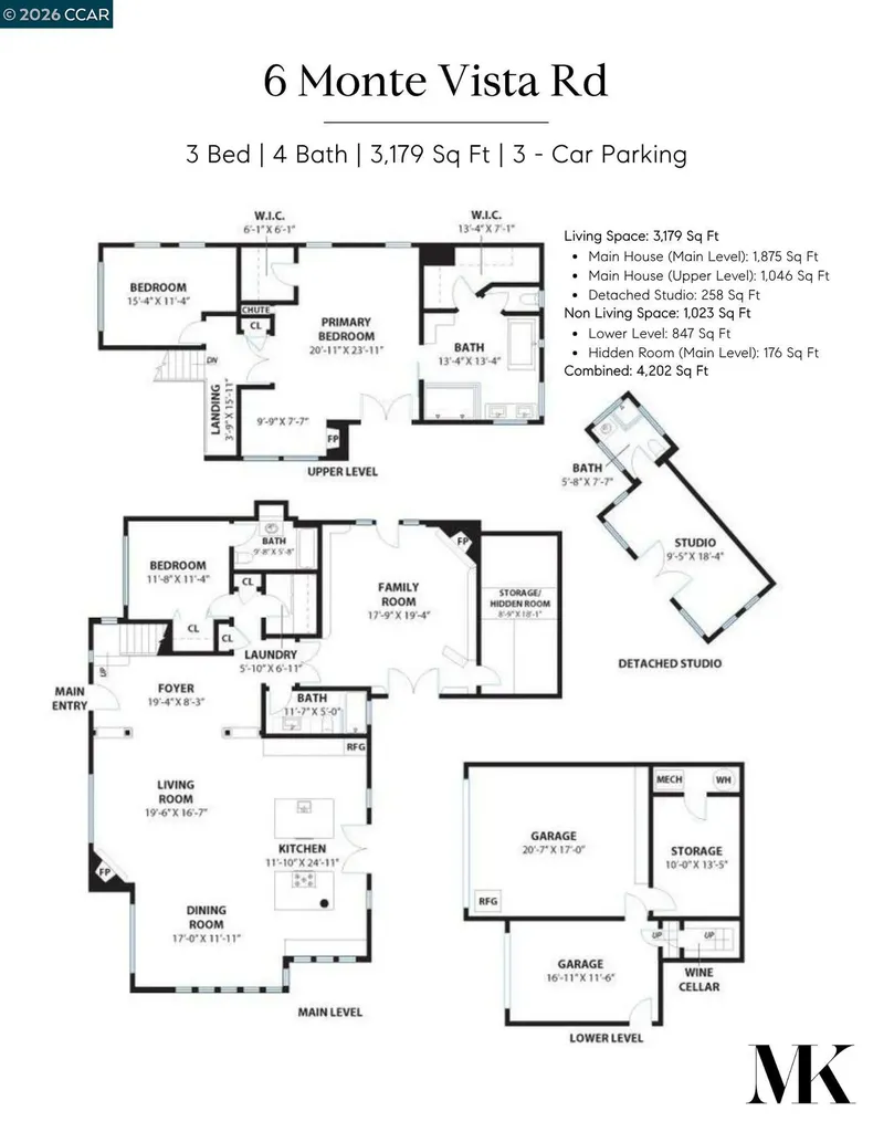 6 Monte Vista Road Orinda CA 94563