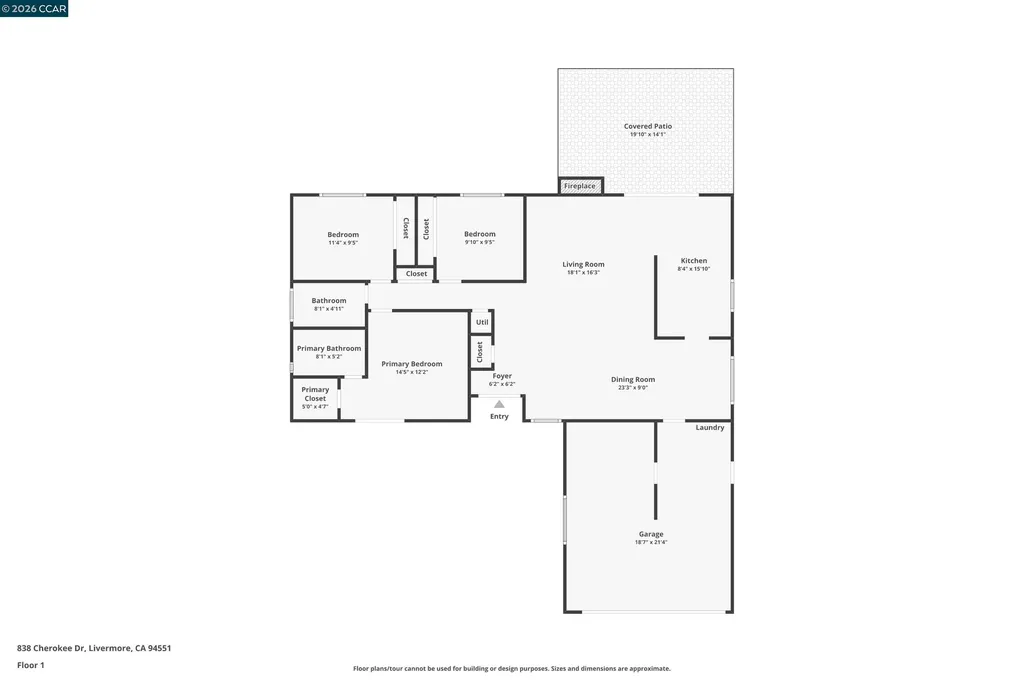 838 Cherokee Drive Livermore CA 94551