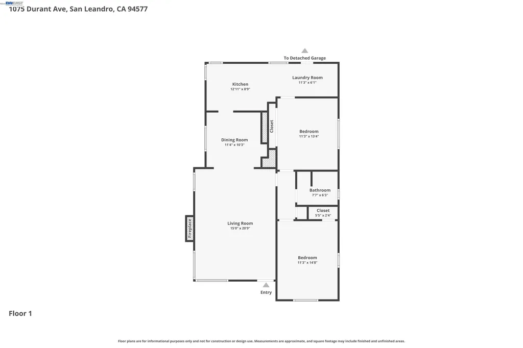 1075 Durant Avenue San Leandro CA 94577