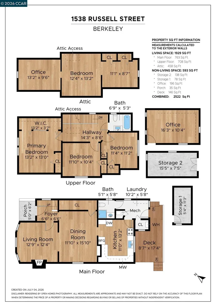 1538 Russell Street Berkeley CA 94703