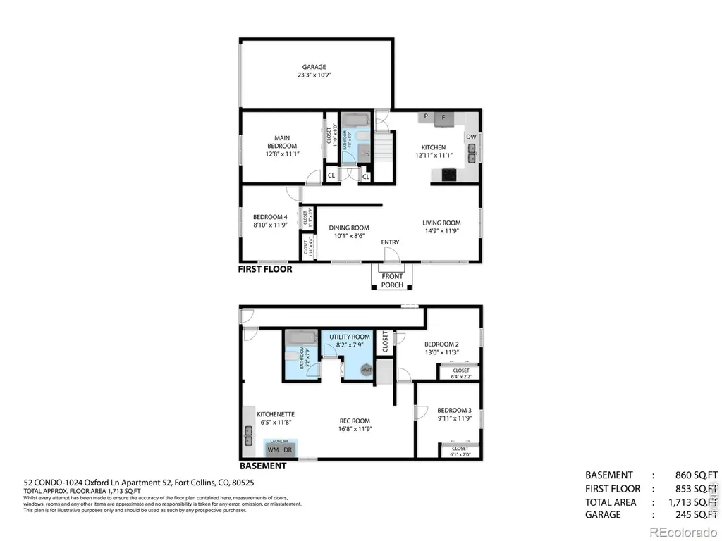 1024 Oxford Lane Fort Collins CO 80525