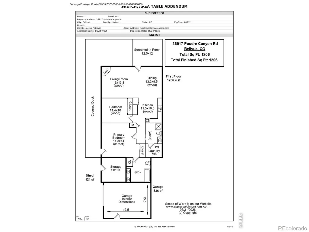 36917 Poudre Canyon Road Bellvue CO 80512