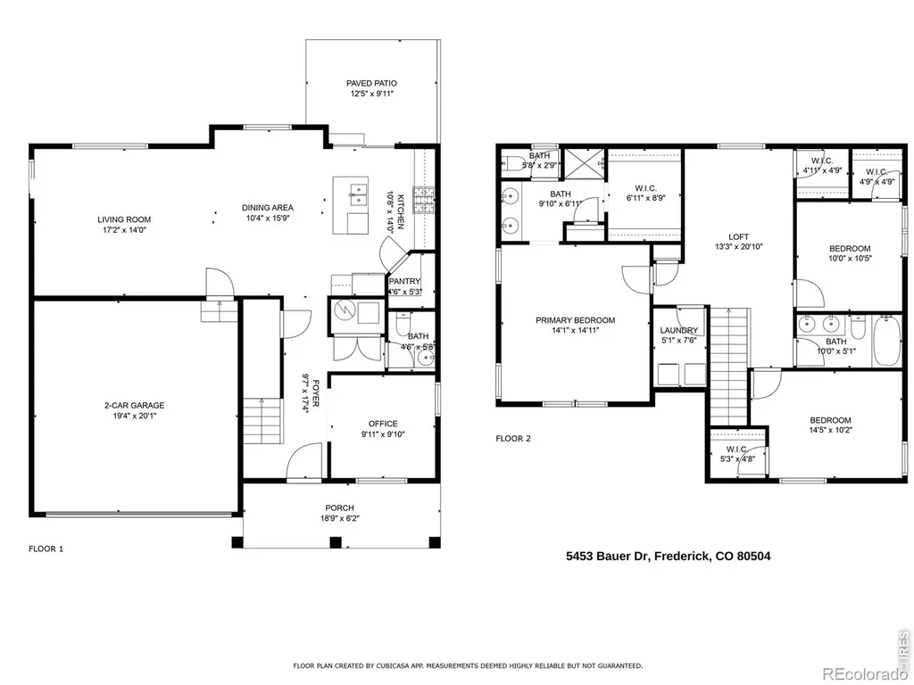 5453 Bauer Drive Frederick CO 80504