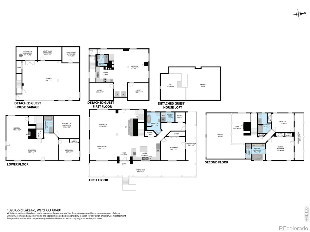1398 Gold Lake Road Ward CO 80481