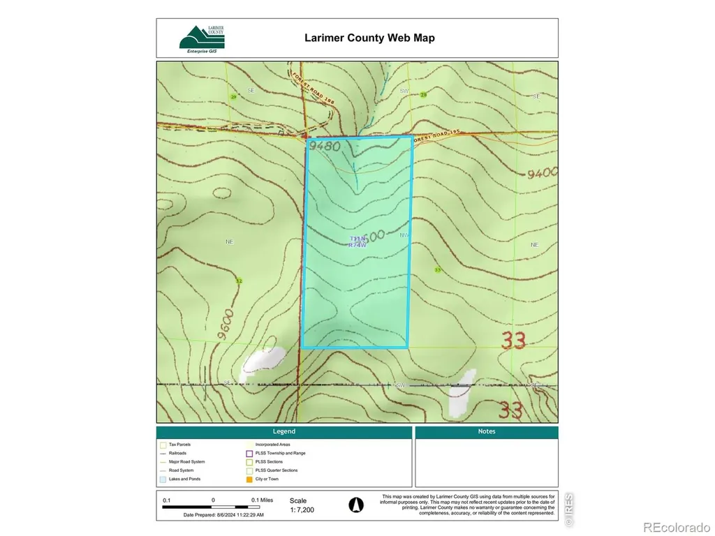 3765 Forest Road 195 Red Feather Lakes CO 80545