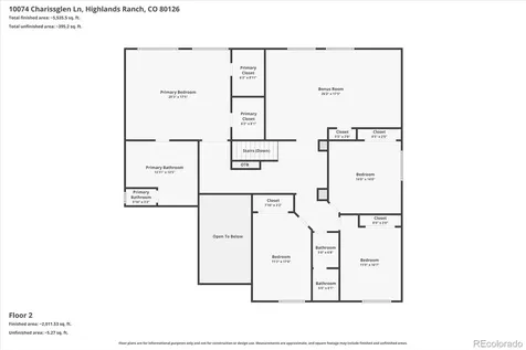 10074 Charissglen Lane Highlands Ranch CO 80126