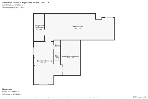 9962 Hawthorne Street Highlands Ranch CO 80126